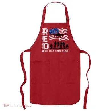 Red Friday Remember Everyone Deployed Until Come Apron