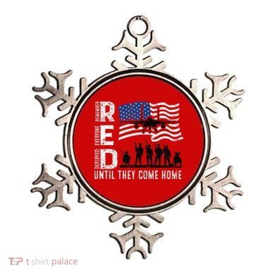 Red Friday Remember Everyone Deployed Until Come Ornament