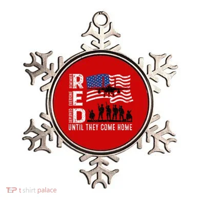 Red Friday Remember Everyone Deployed Until Come Ornament