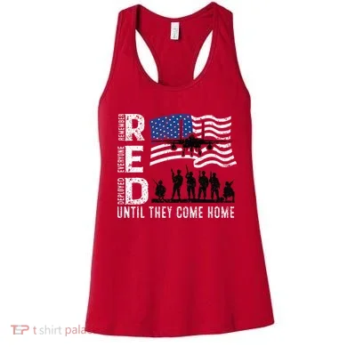 Red Friday Remember Everyone Deployed Until Come Women's Tank Top