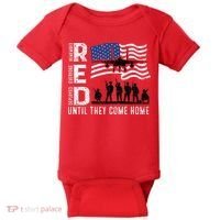 Red Friday Remember Everyone Deployed Until Come Baby Bodysuit thumb 0
