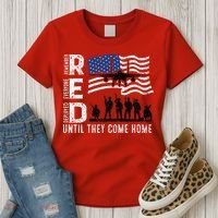 Red Friday Remember Everyone Deployed Until Come Women's T-Shirt thumb 3