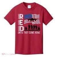Red Friday Remember Everyone Deployed Until Come Kids T-Shirt thumb 0