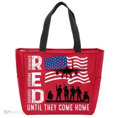 Red Friday Remember Everyone Deployed Until Come Tote Bag