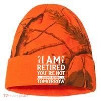 Retired Funny Retirement Gift Kati Licensed 12" Camo Cuffed Beanie thumb 0