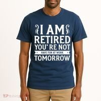 Retired Funny Retirement Gift Tall T-Shirt thumb 2