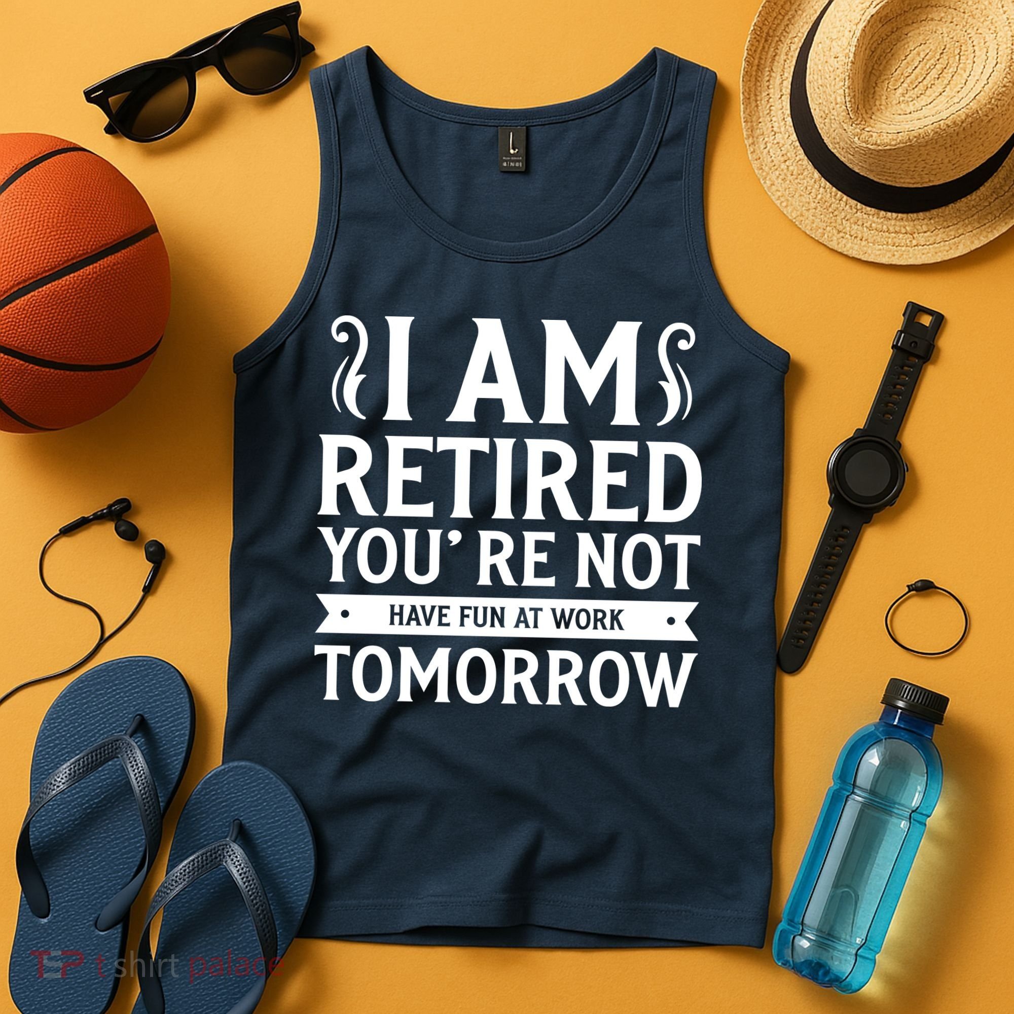 Retired Funny Retirement Gift Tank Top