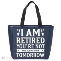 Retired Funny Retirement Gift Tote Bag thumb 0