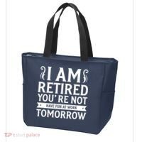 Retired Funny Retirement Gift Tote Bag thumb 3
