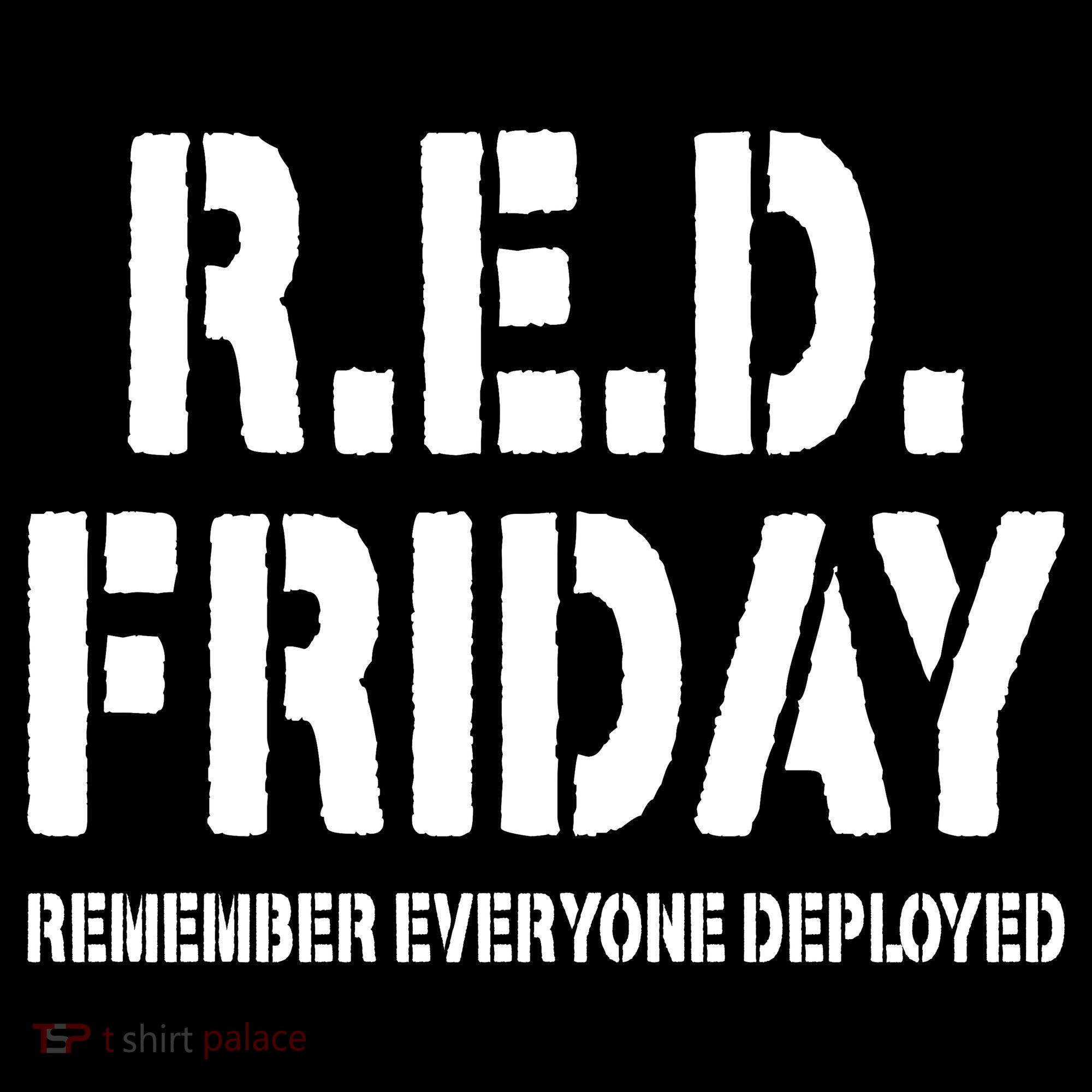 RED Friday Remember Everyone Deployed Bucket Hat