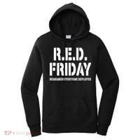 RED Friday Remember Everyone Deployed Women's Hoodie thumb 0