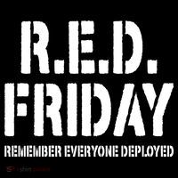 RED Friday Remember Everyone Deployed Women's Hoodie thumb 2