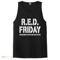 RED Friday Remember Everyone Deployed PosiCharge Competitor Tank thumb 0