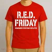RED Friday Remember Everyone Deployed T-Shirt thumb 3
