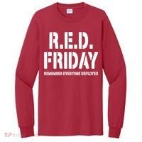RED Friday Remember Everyone Deployed Tall Long Sleeve Shirt thumb 0