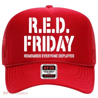 RED Friday Remember Everyone Deployed Hat