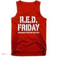 RED Friday Remember Everyone Deployed Tank Top thumb 0