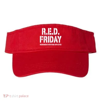 RED Friday Remember Everyone Deployed Visor