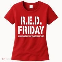RED Friday Remember Everyone Deployed Women's T-Shirt thumb 0