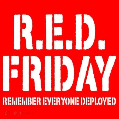 RED Friday Remember Everyone Deployed Women's T-Shirt