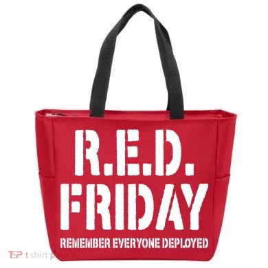 RED Friday Remember Everyone Deployed Tote Bag