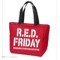 RED Friday Remember Everyone Deployed Tote Bag thumb 3