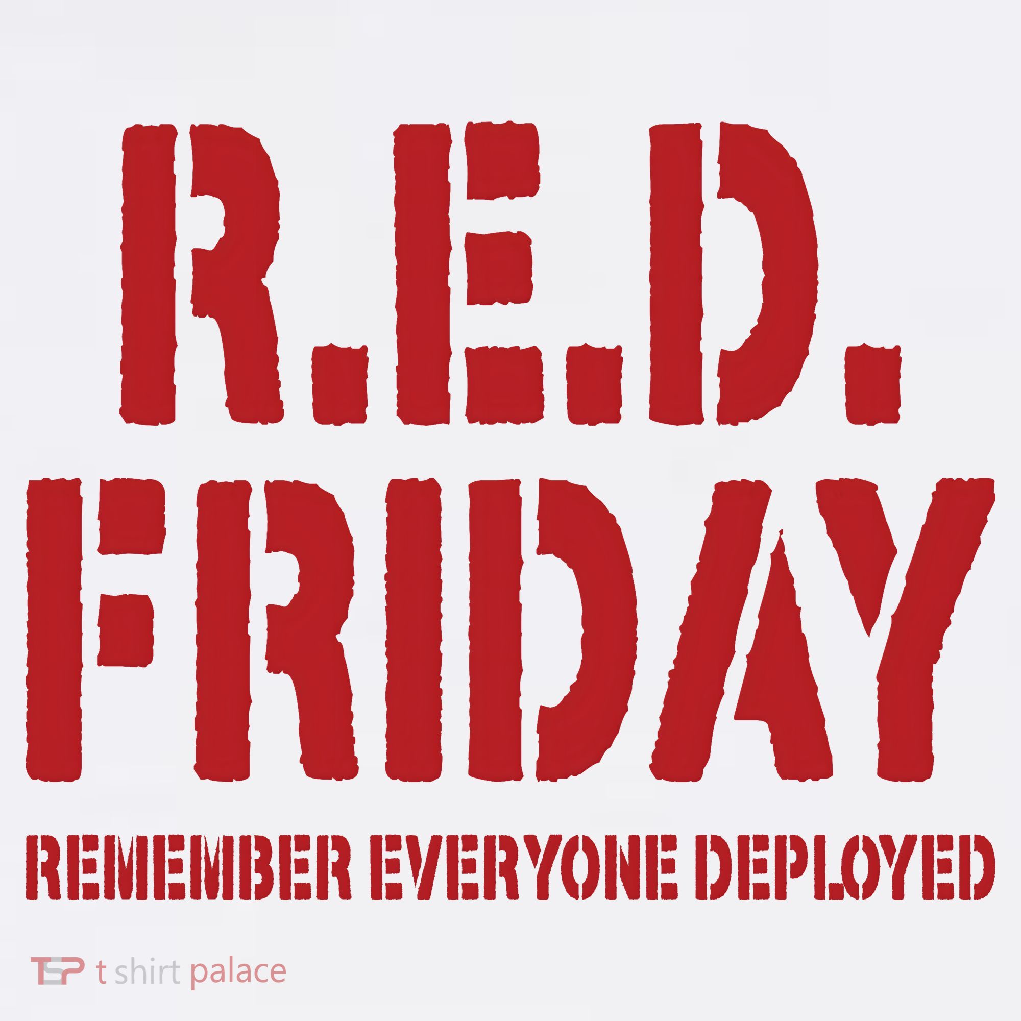 RED Friday Remember Everyone Deployed Comfort Colors Garment-Dyed Hooded Sweatshirt