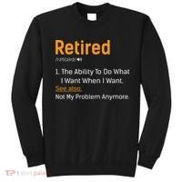 Retired Funny Retirement Gift Sweatshirt thumb 0