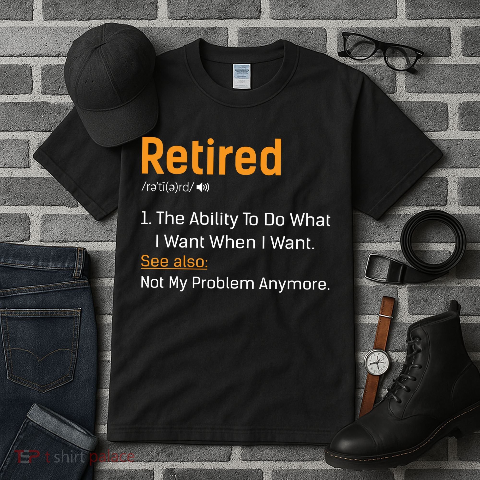 Retired Funny Retirement Gift Tall T-Shirt