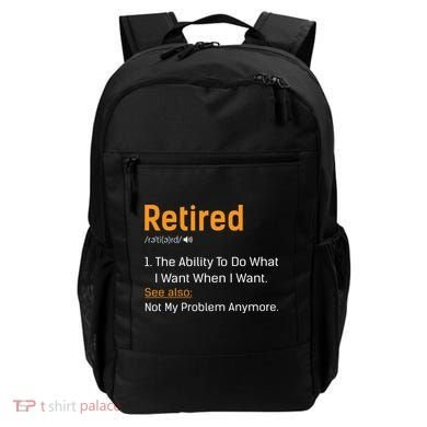 Retired Funny Retirement Gift Backpack