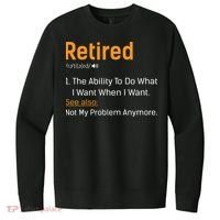 Retired Funny Retirement Gift V.I.T. Fleece Crew Sweatshirt thumb 0