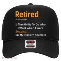 Retired Funny Retirement Gift Hat thumb 0