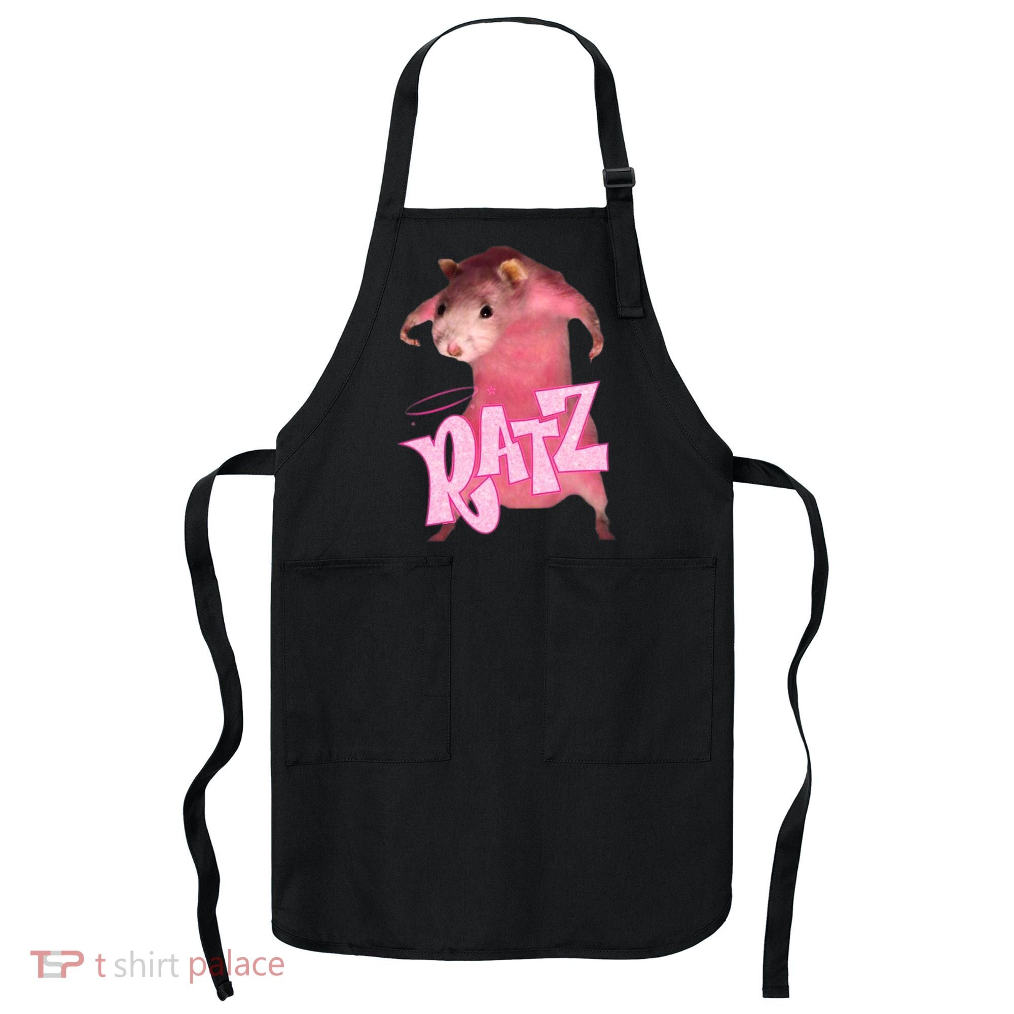 Ratz Funny Rat Funny Mouse Ratz Pink Ratz Mouse Meme Apron