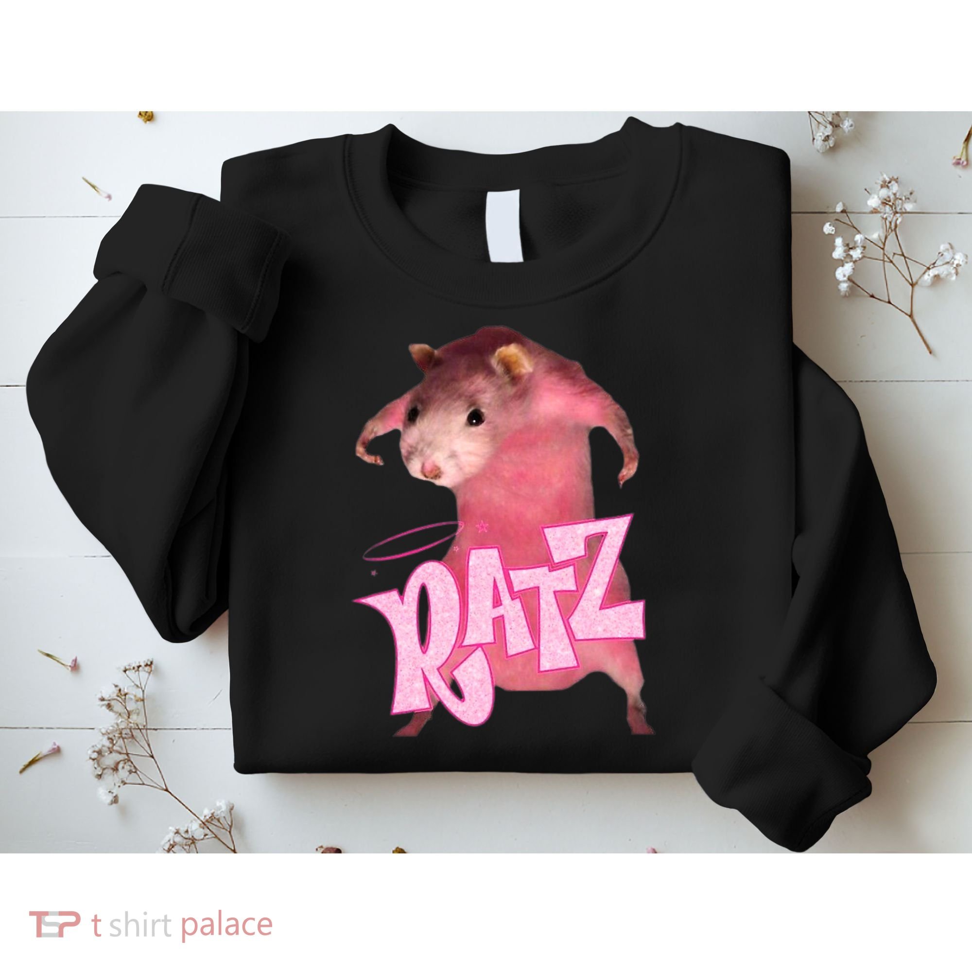 Ratz Funny Rat Funny Mouse Ratz Pink Ratz Mouse Meme Sweatshirt