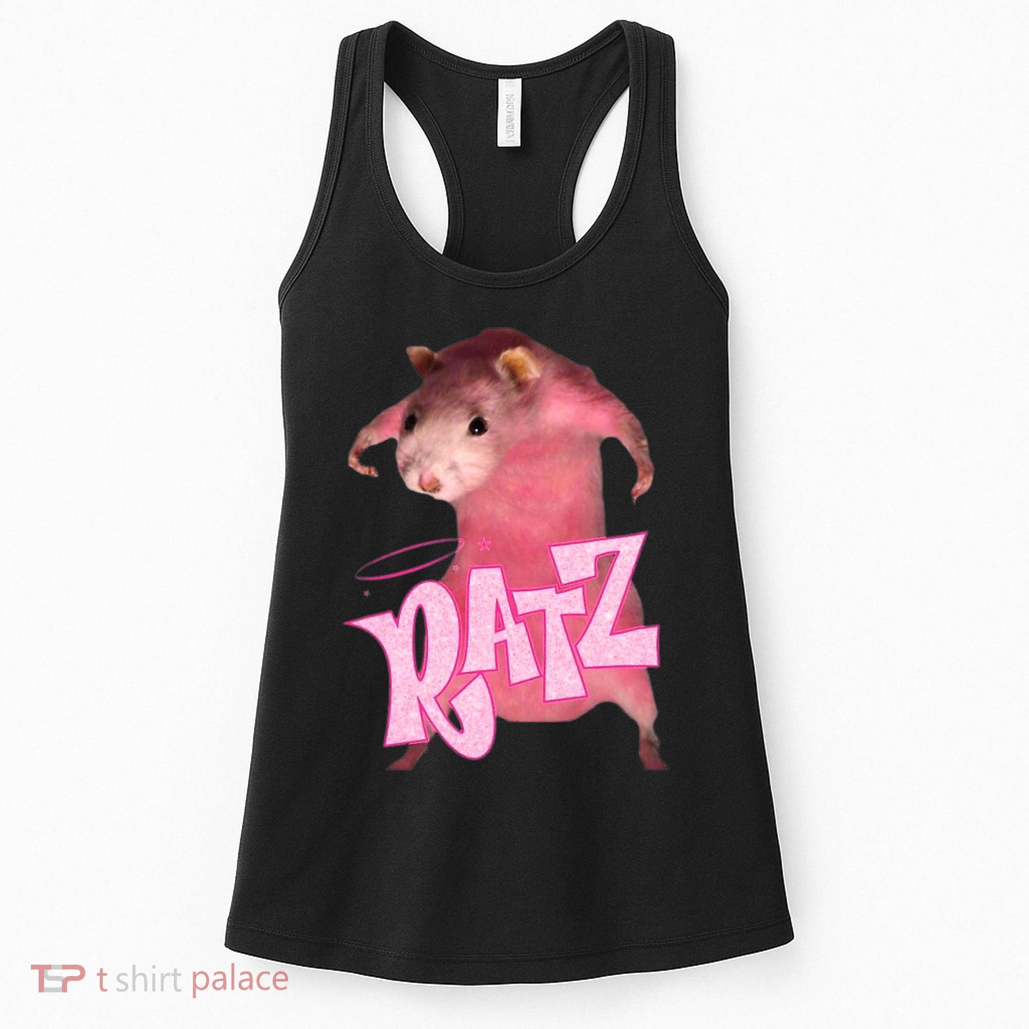 Ratz Funny Rat Funny Mouse Ratz Pink Ratz Mouse Meme Women's Tank Top