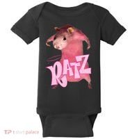 Ratz Funny Rat Funny Mouse Ratz Pink Ratz Mouse Meme Baby Bodysuit thumb 0
