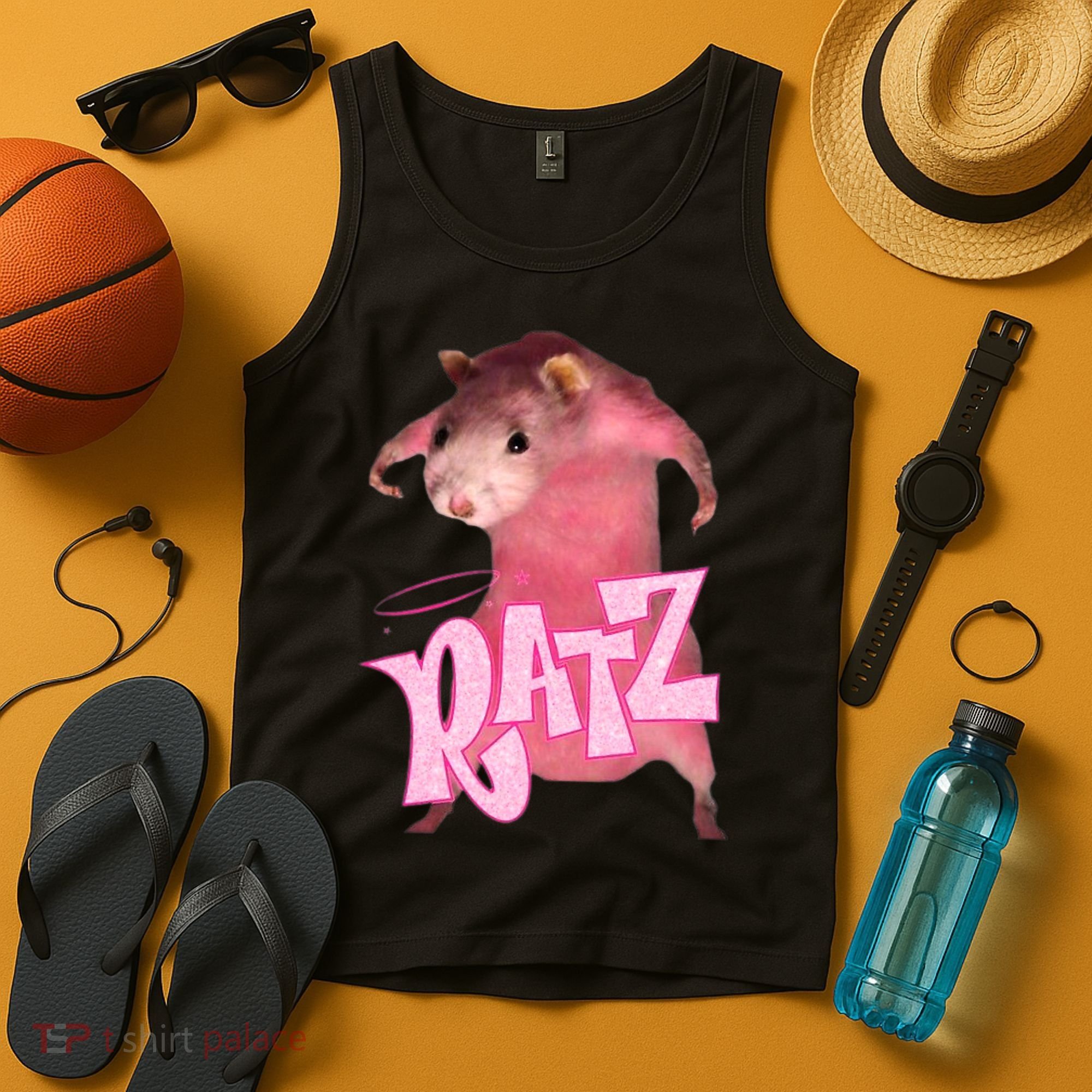 Ratz Funny Rat Funny Mouse Ratz Pink Ratz Mouse Meme Tank Top