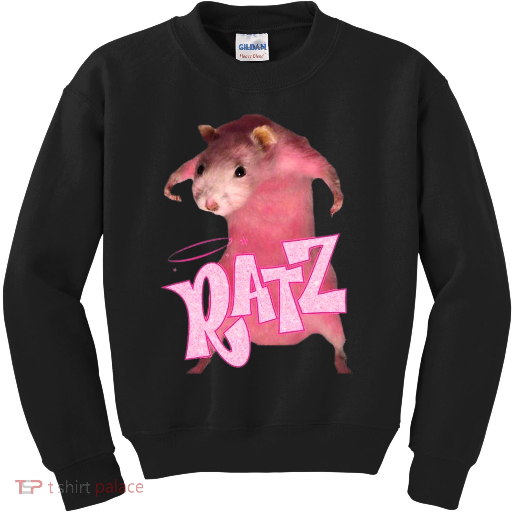 Ratz Funny Rat Funny Mouse Ratz Pink Ratz Mouse Meme Kids Sweatshirt