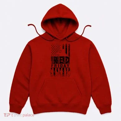 RED Friday Remember Everyone Deployed Hoodie