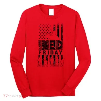 RED Friday Remember Everyone Deployed Long Sleeve Shirt