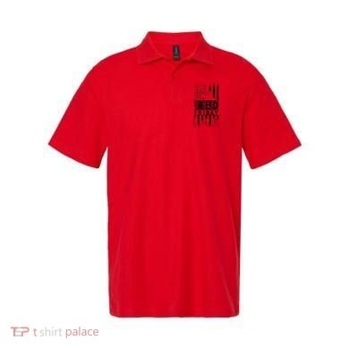 RED Friday Remember Everyone Deployed Polo