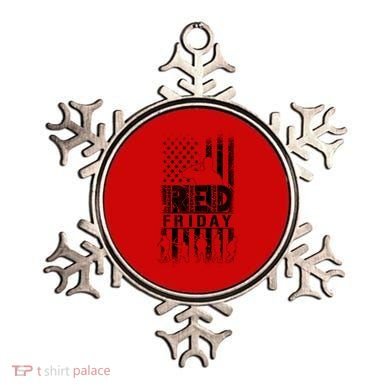 RED Friday Remember Everyone Deployed Ornament