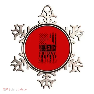RED Friday Remember Everyone Deployed Ornament