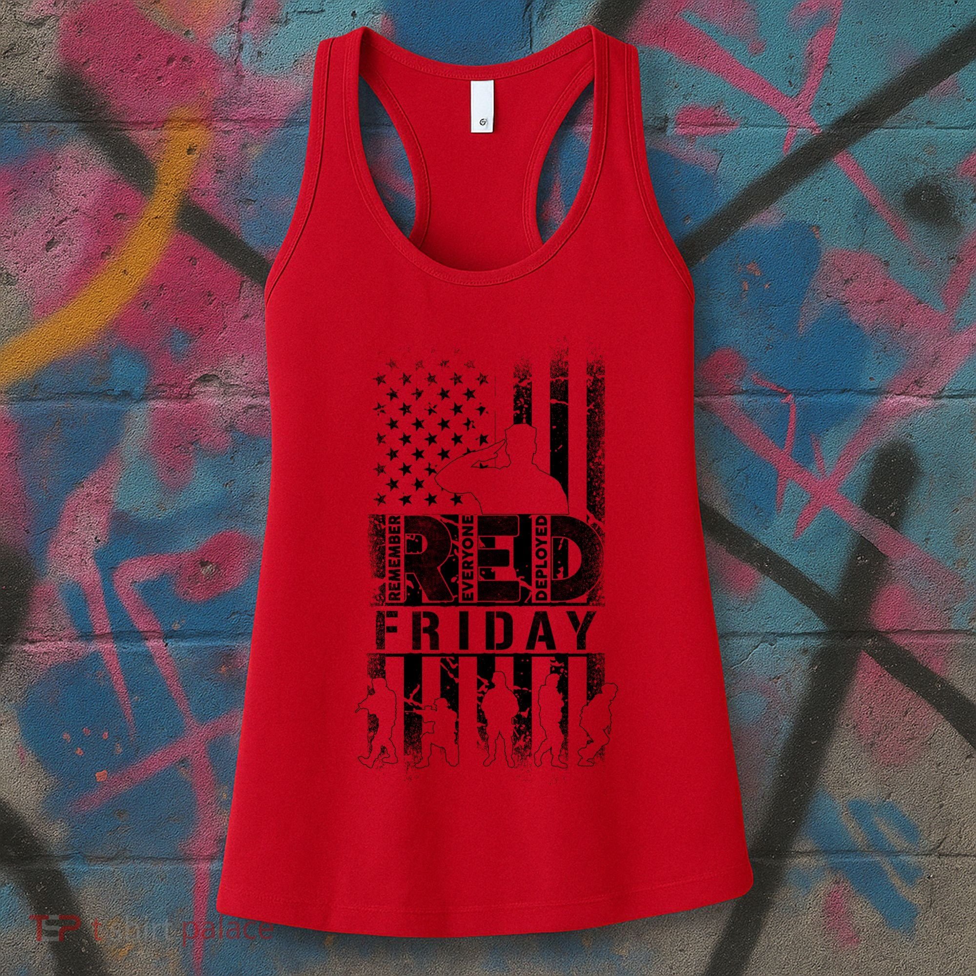RED Friday Remember Everyone Deployed Women's Tank Top