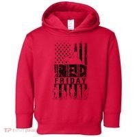 RED Friday Remember Everyone Deployed Toddler Hoodie thumb 0