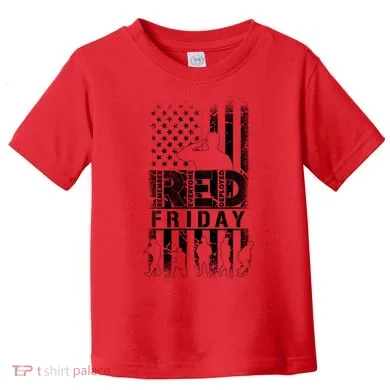 RED Friday Remember Everyone Deployed Toddler T-Shirt