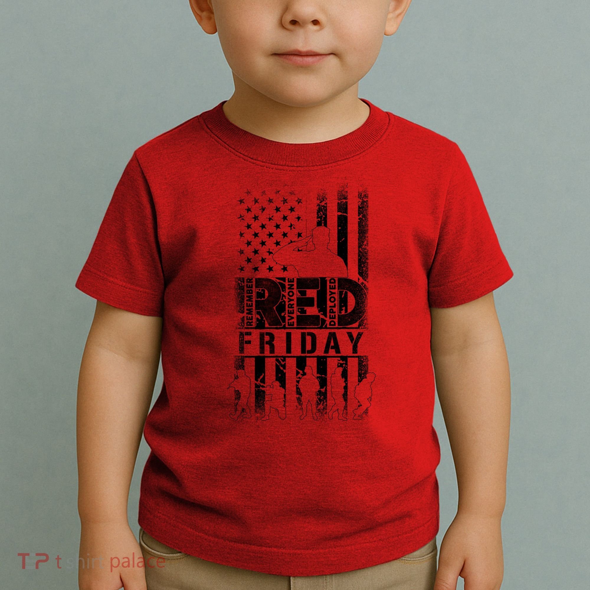 RED Friday Remember Everyone Deployed Toddler T-Shirt