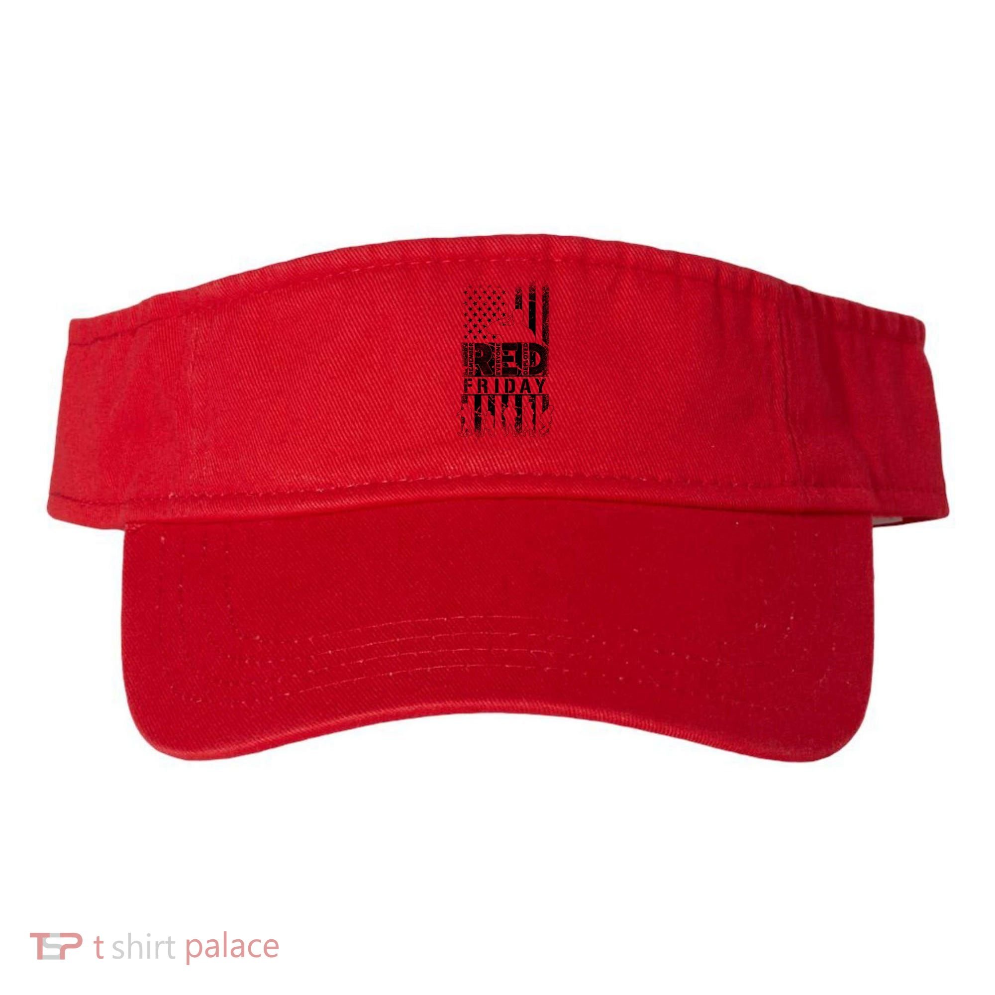RED Friday Remember Everyone Deployed Visor