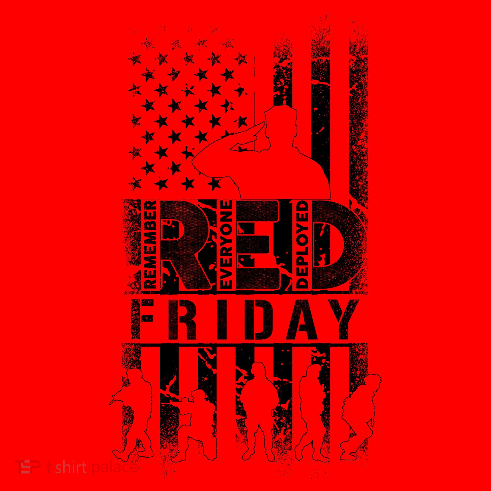 RED Friday Remember Everyone Deployed Women's Long Sleeve Shirt