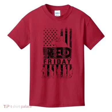 RED Friday Remember Everyone Deployed Kids T-Shirt